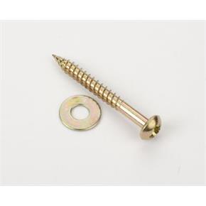 Woodscrew and washer