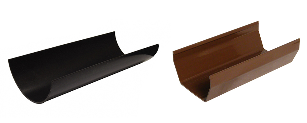 Floplast Square Line and Half Round Gutter
