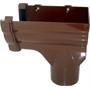 Ogee 80mm Stop End Outlet Right Hand