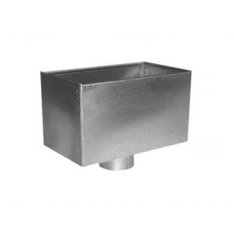 120 Steel Small Rectangular Water Hopper | Drainage Online