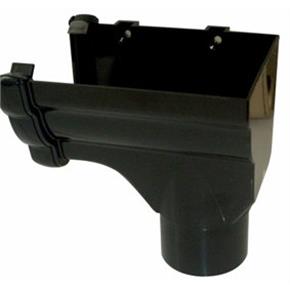 Ogee 80mm Stop End Outlet Right Hand